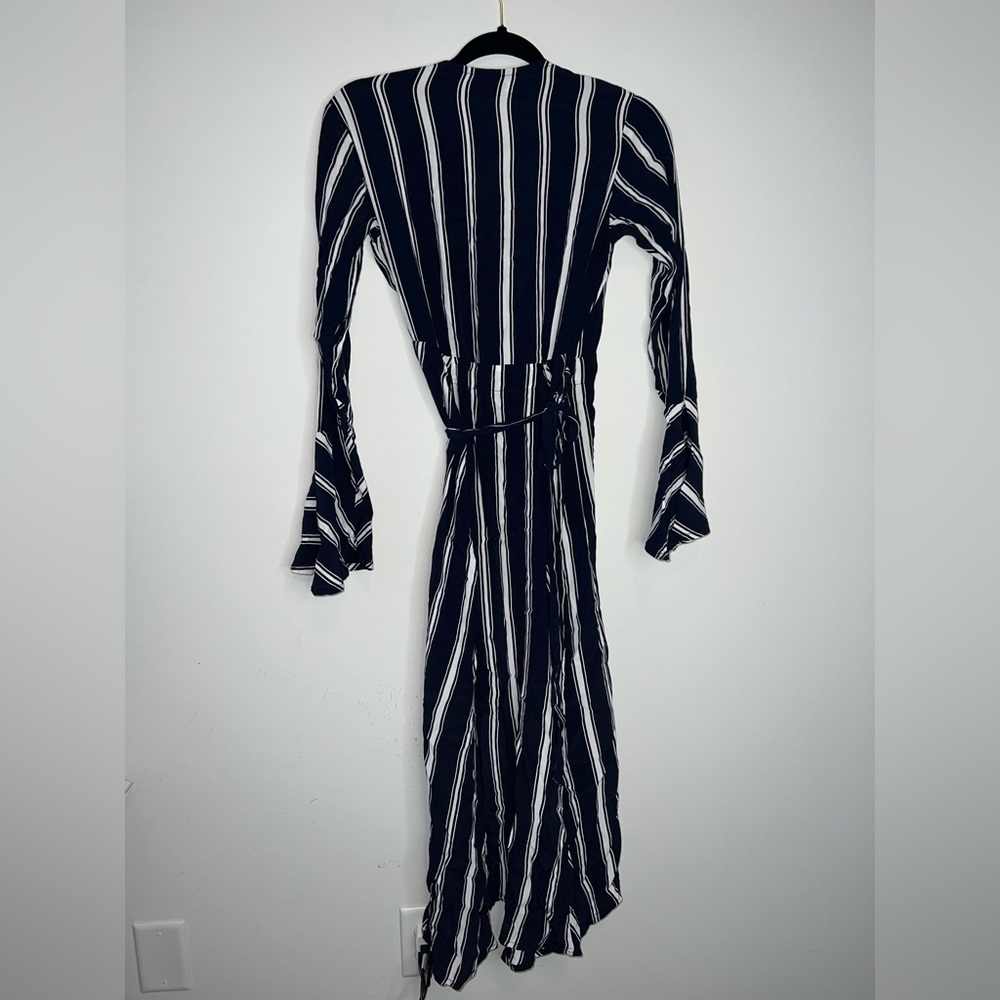 FAITHFUL Carioca Striped Wrap Dress - Picture 6 of 6